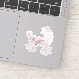 Stickers de vinyle transparent Effacer et person