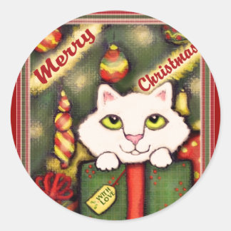 Stickers de voeux de Noël