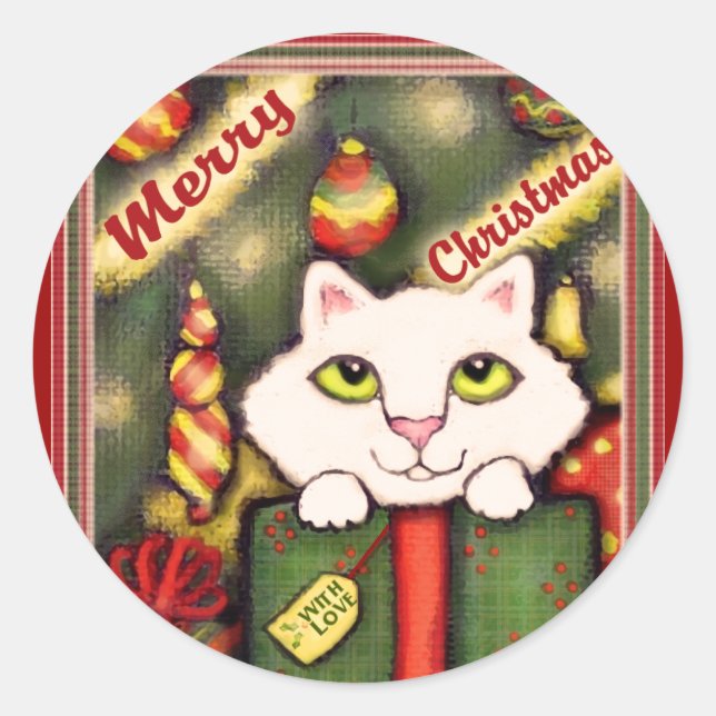 Stickers de voeux de Noël (Devant)