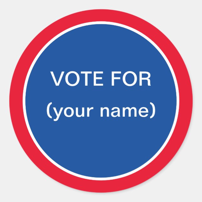 Stickers de vote pour le corps étudiant (Devant)