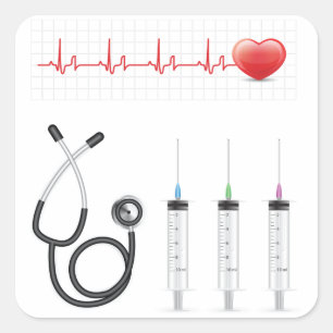Stickers d'éléments de santé