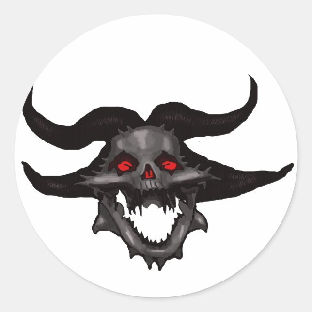 Stickers Demon Skull (Devant)