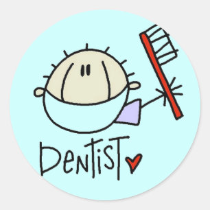 Stickers Dentiste Homme