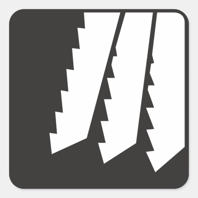 Stickers dents de scie (Devant)