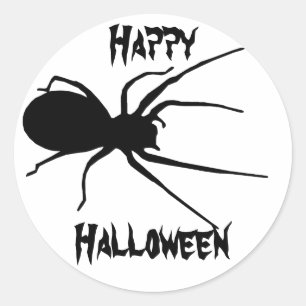 Stickers Déplaisant d'Halloween noir