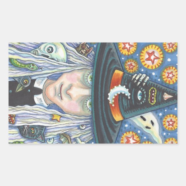 STICKERS déplaisants, YEUX MAL, HABIL, VAMPIRE (Devant)