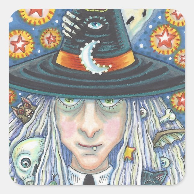 STICKERS déplaisants, YEUX MAL, HABIL, VAMPIRE (Devant)