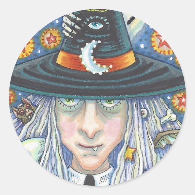 STICKERS déplaisants, YEUX MAL, HABIL, VAMPIRE (Devant)