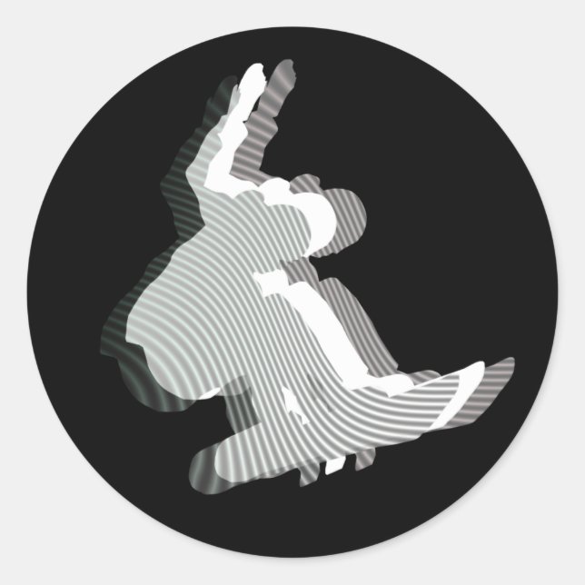 Stickers Design Logo Snowboard (Devant)