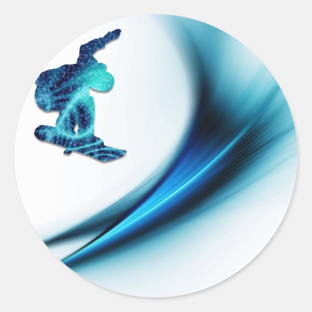 Stickers Design Snowboard (Devant)