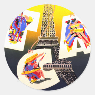 Stickers Destination Paris