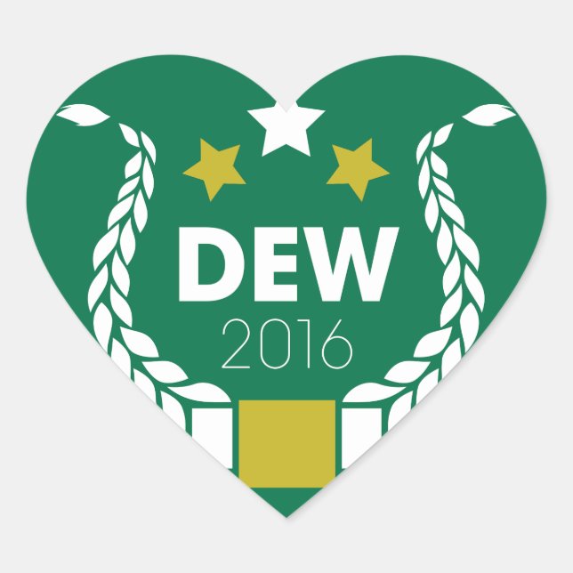 Stickers Dewey - <3 (Devant)