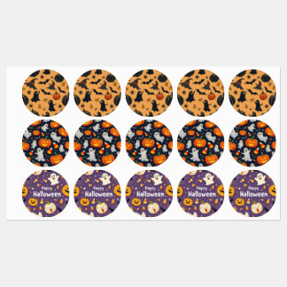 Stickers d'Halloween adorables - Dessins mignons e