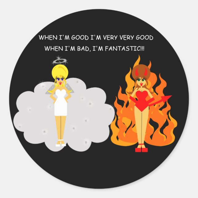 Stickers Diable et Angel (Devant)