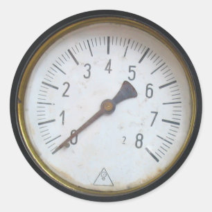 Stickers Dial de jauge de compteur de pression ron