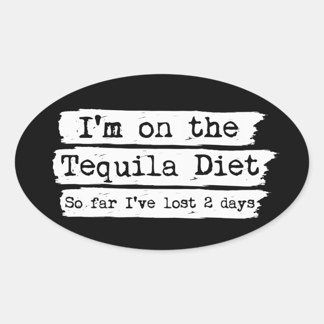 Stickers Diet Tequila (Devant)