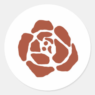 Stickers d'impression rose Motif Block