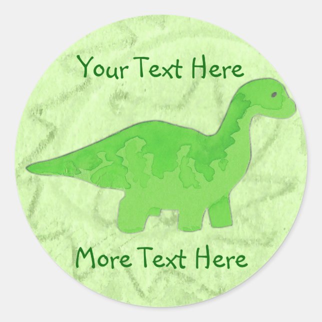 Stickers Dino Vert (Devant)