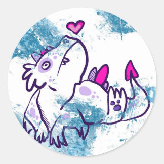 Stickers Dinosaure de Neige