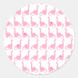 Stickers Dinosaure Rose