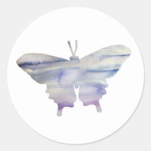 Stickers d'insectes de peinture à papillons viole