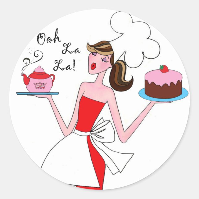 Stickers Diva Pâtisserie (Devant)