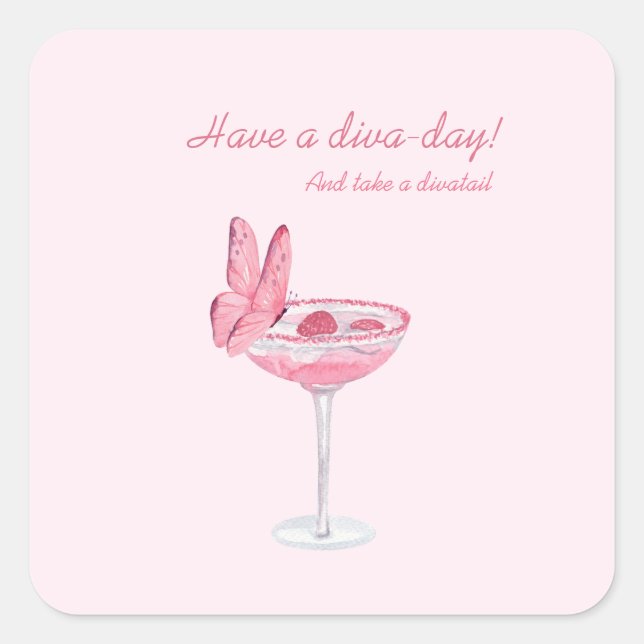 stickers Diva pour la divas totale! (Devant)