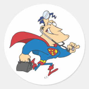 Stickers Docteur Superhero