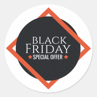Stickers d'Offre Spéciale du Vendredi Noir moderne