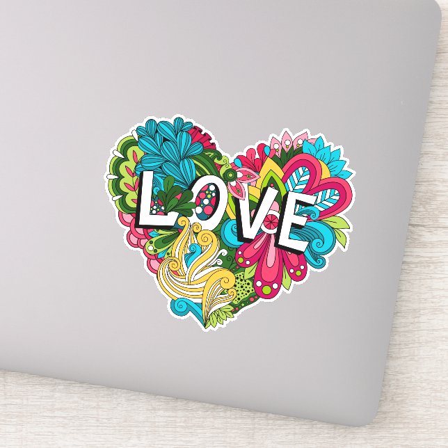 Stickers Doodle Love (Détail)