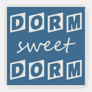 stickers "Dorm Sweet Dorm"