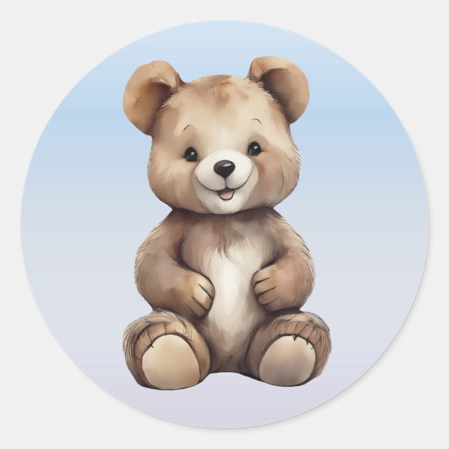 Stickers d'ours en peluche (Devant)