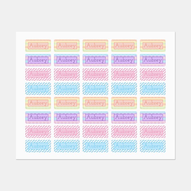 Stickers Doux Ou Fer (Feuille)