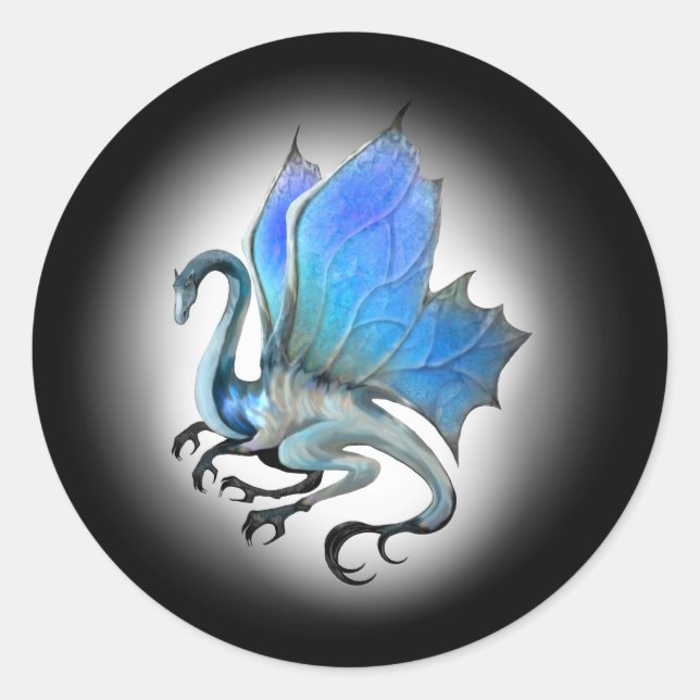 Stickers Dragon Bleu (Devant)