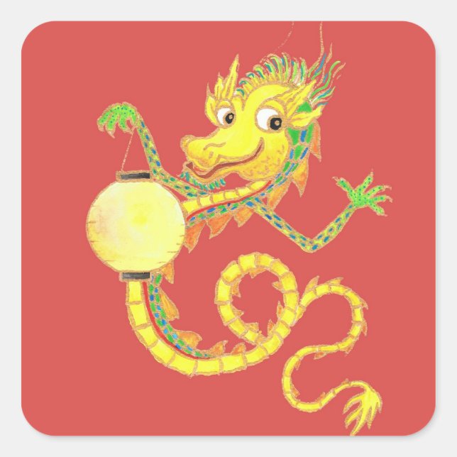 Stickers Dragon chinois (Devant)