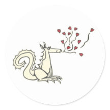 Stickers Dragon Coeur