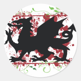 Stickers dragon gallois
