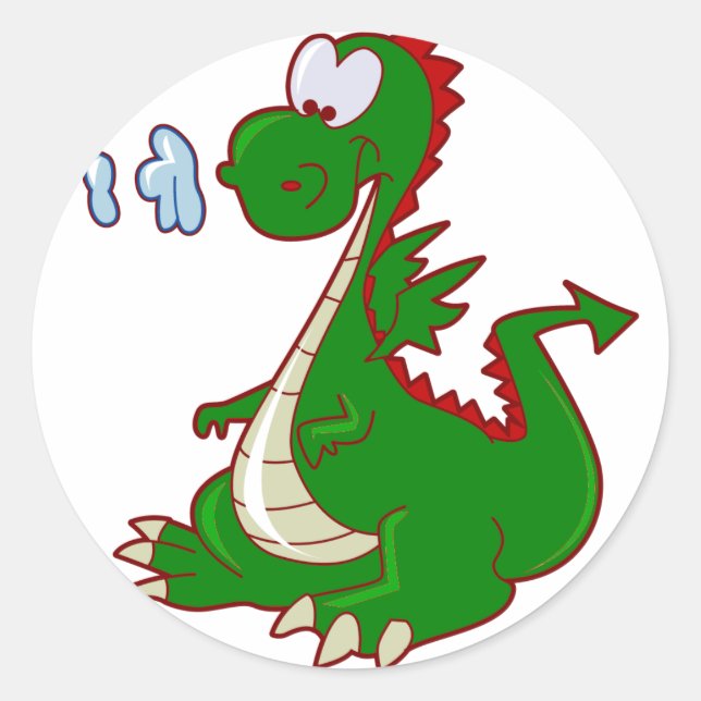 Stickers Dragon mignons (Devant)