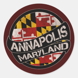 stickers drapeau Annapolis Maryland