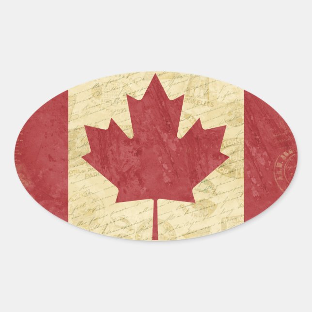 Stickers Drapeau Canada (Devant)