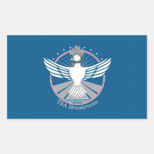 Stickers Drapeau de la salle de petit-déjeuner (x4