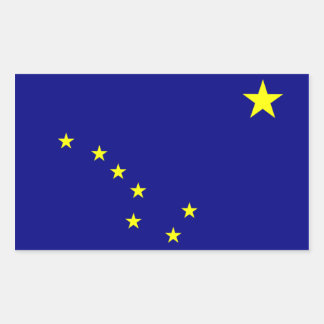 Stickers "drapeau de l'État de l'Alaska"