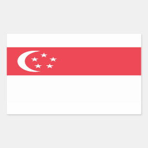 Stickers Drapeau de Singapour*