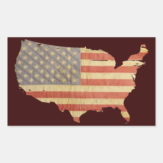 Stickers Drapeau et Pays US (Devant)