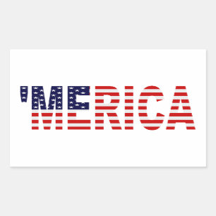 Stickers Drapeau 'MERICA US