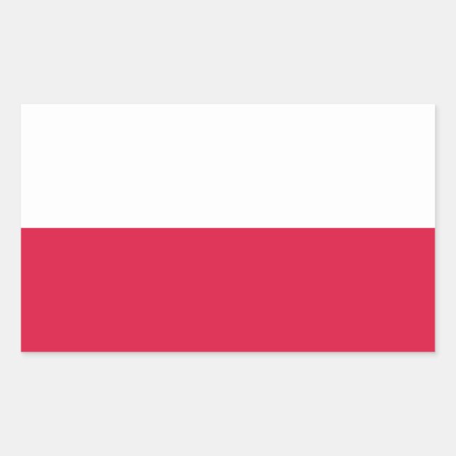 Stickers Drapeau Pologne* (Devant)