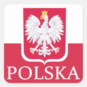 Stickers Drapeau Polska