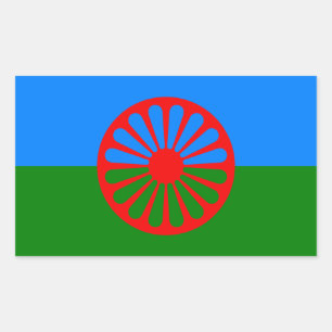 Stickers Drapeau Romani