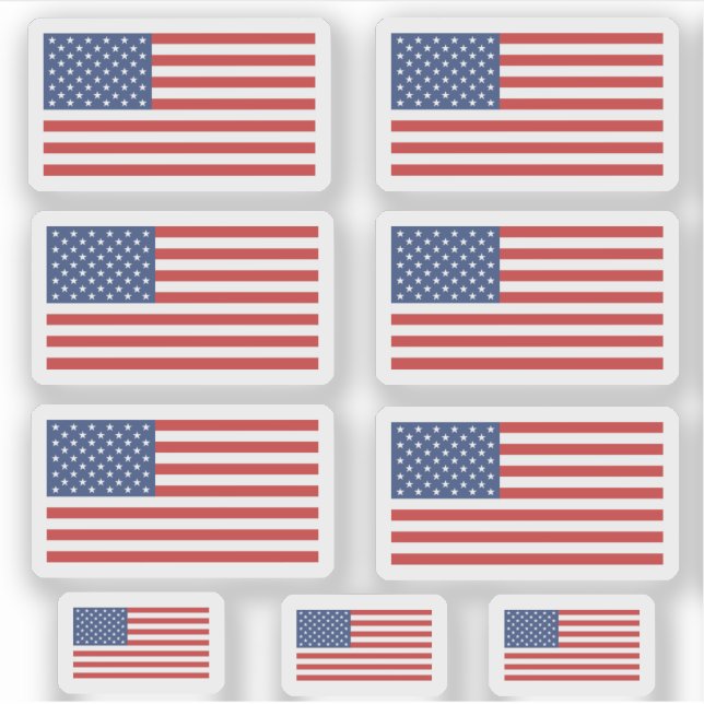 Stickers Drapeau US (Devant)