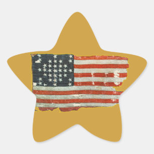 Stickers Drapeau vintage américain